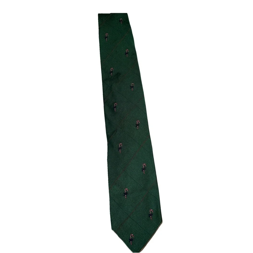 Robert Talbott Hand Sewn Finest Silk Tie Hand Printed in England Made USA